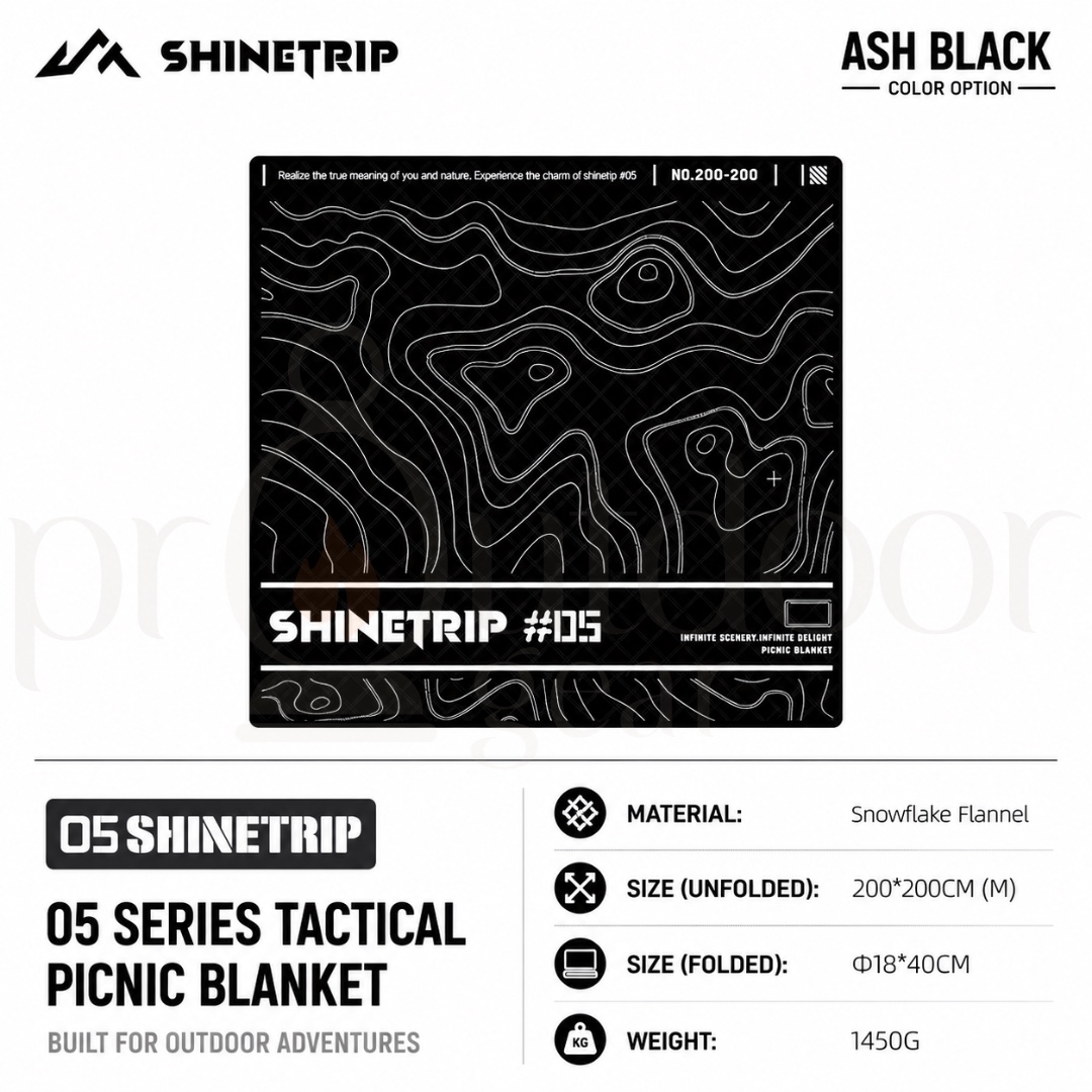 SHINETRIP A536 Outdoor Camping Ultrasonic Picnic Mat Tablecloth Portable Moisture proof Beach Blanket Waterproof Extra Large