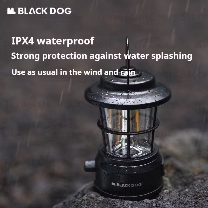 BLACKDOG Camping Lamp IPX4 Waterproof Outdoor Lantern Ultra-long Battery Light