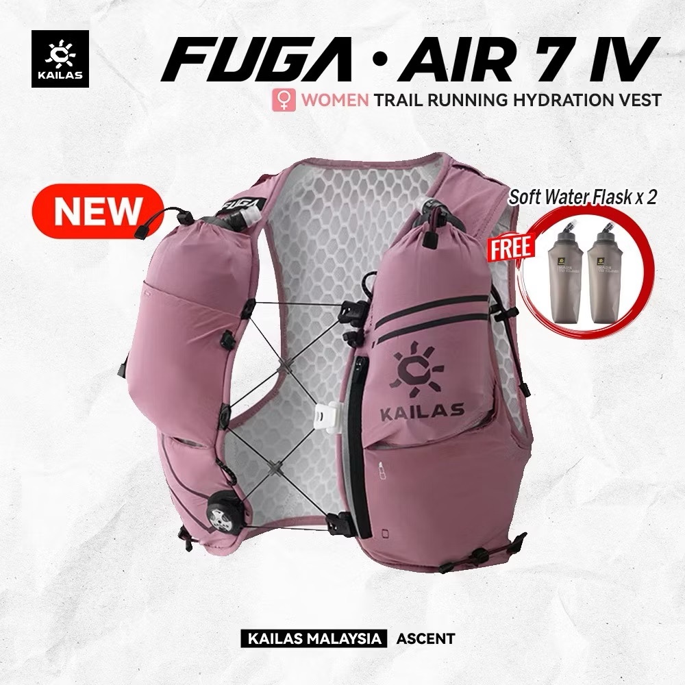 KAILAS FUGA AIR 7L IV Trail Running Hiking Hydration Vest Pack 7L - Women