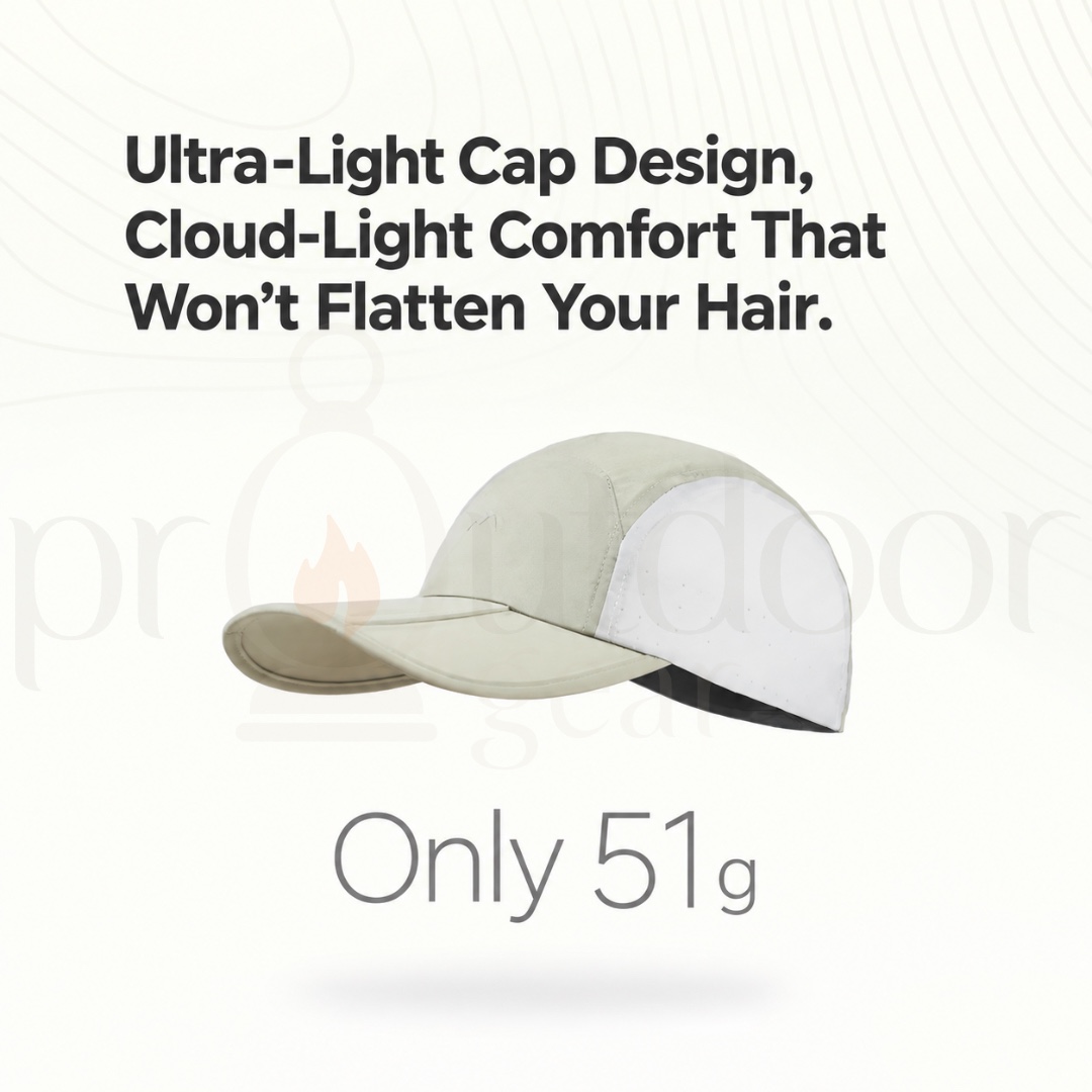 NATUREHIKE CYY2621FS011 Lightweight Foldable Cap UPF50+ Water-Repellent Breathable Quick Dry Hiking Sports Hat