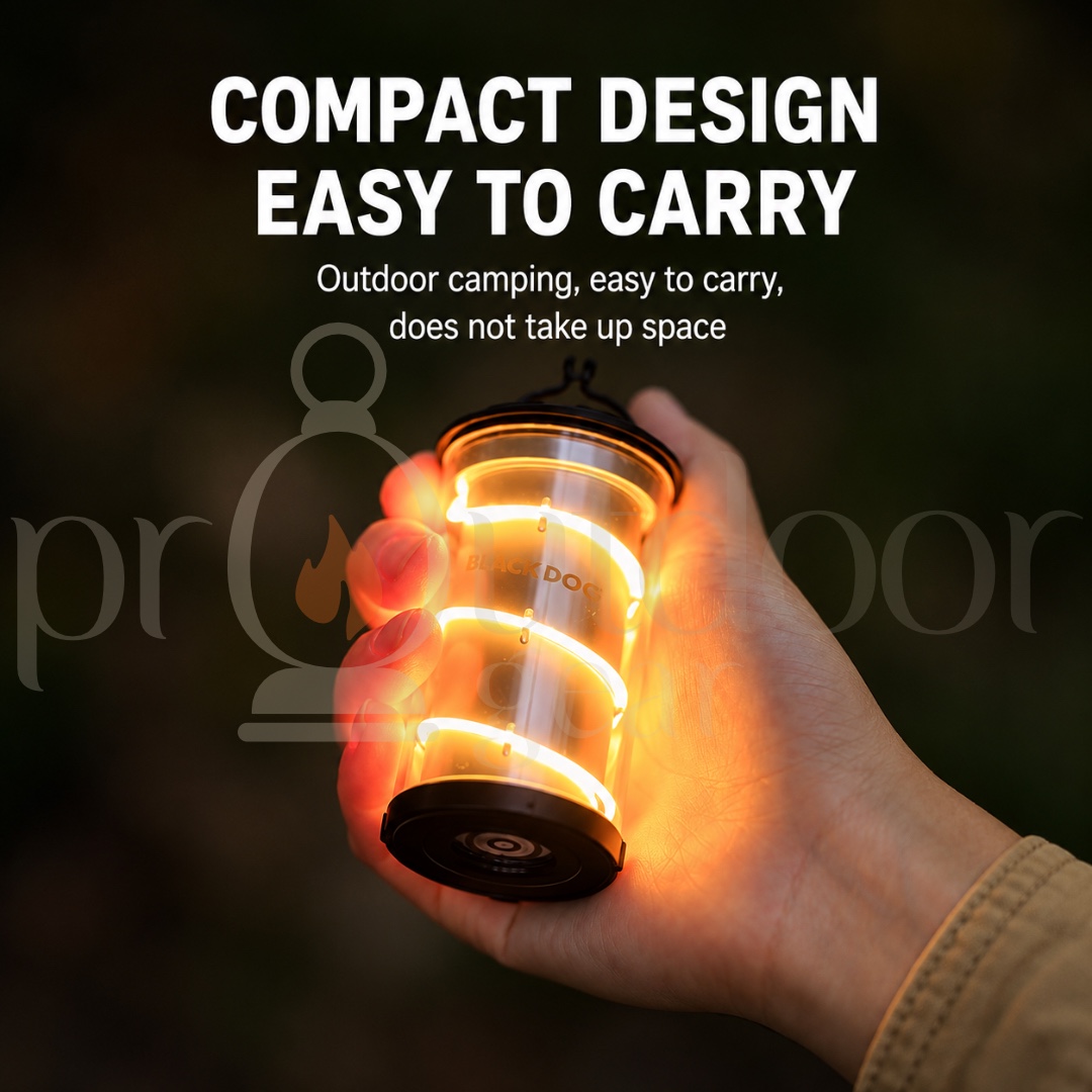 BLACKDOG Outdoor Combined Flashlight, Two-in-One Camping Light Detachable