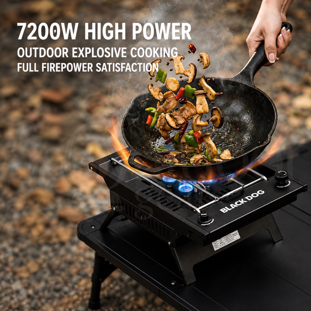 BLACKDOG Baishi Folding Table Camping Table and Chairs Korean IGT Table Aluminum Alloy Outdoor Portable Camping Table