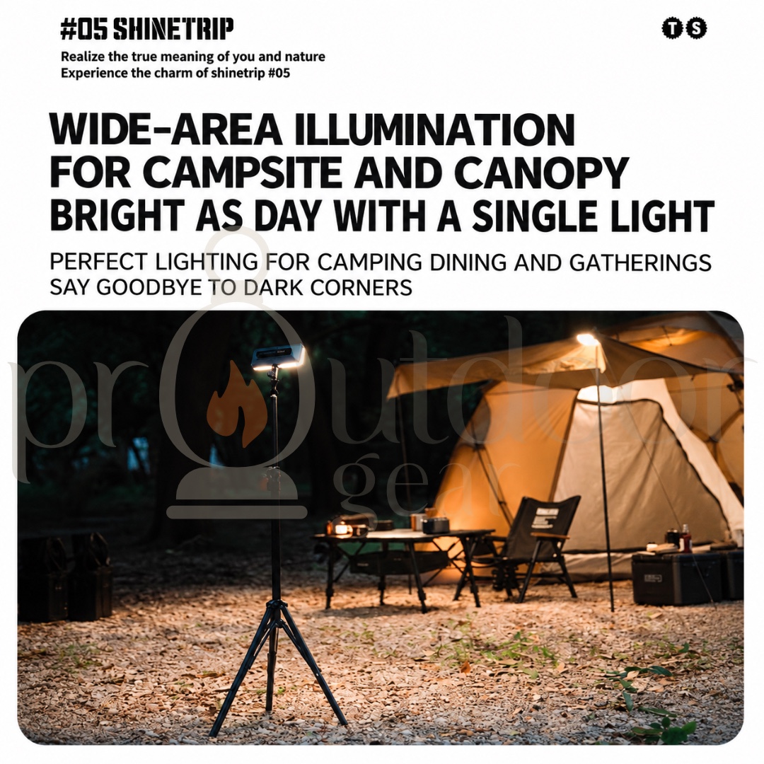 SHINETRIP #05 A603 20000mAh Camping Light 2200LM Type-C Rechargeable IPX4 Outdoor LED Tent Light