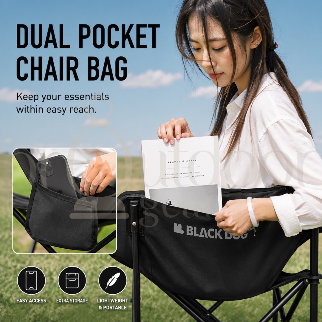 BLACKDOG Low Moon Chair Fuyue Camping Outdoor Foldable CBD2300JJ020