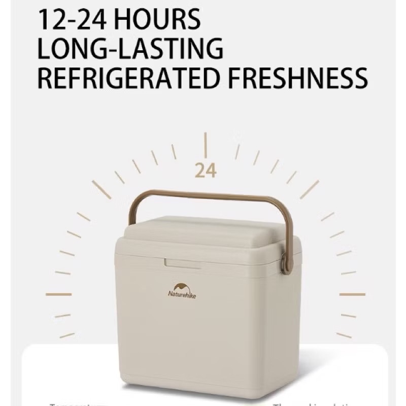 Naturehike CNK2300BS011 LingDu 24H Cooler Insulated Box Ice Freezer Picnic Refrigerator