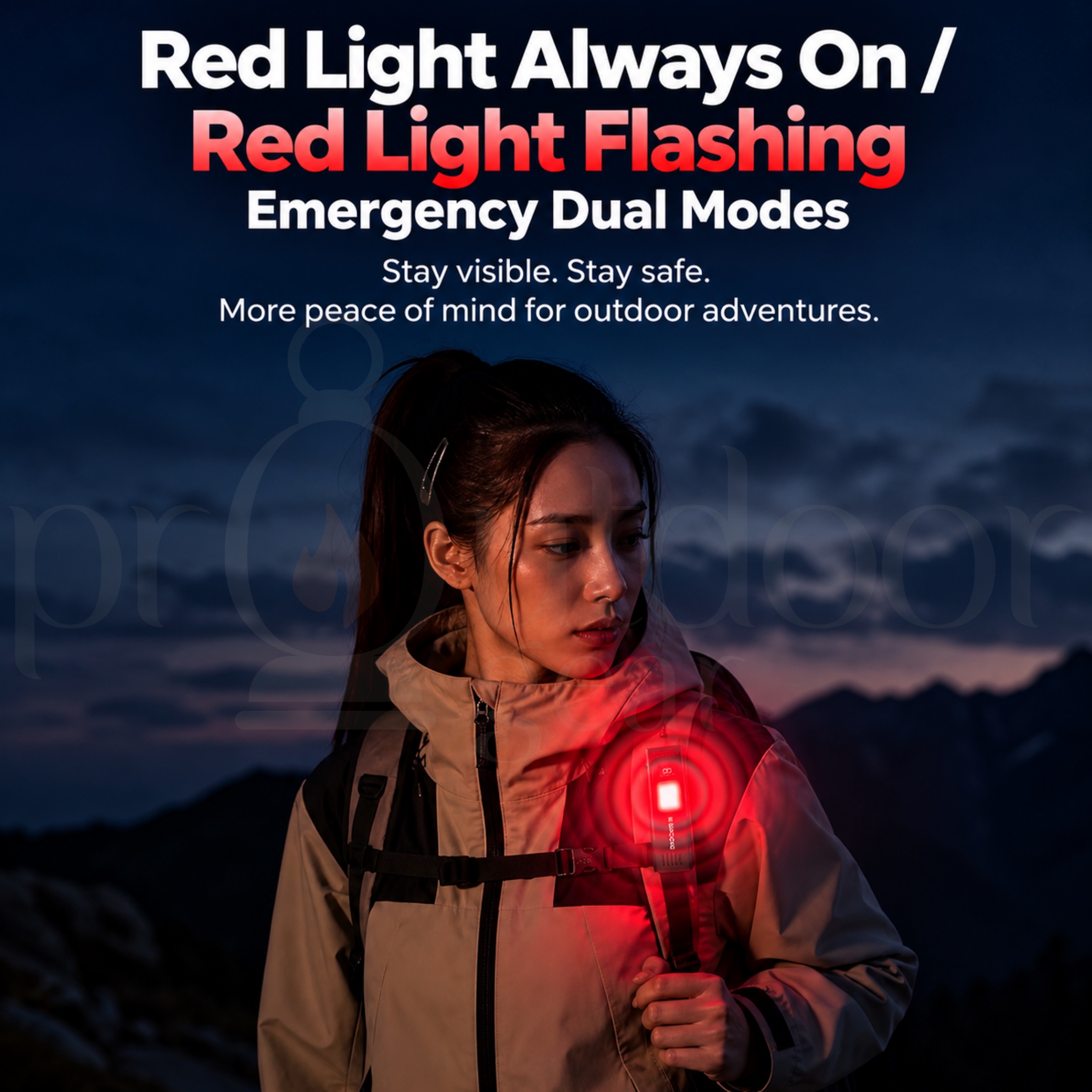 BLACKDOG CBD2650ZM014 Dual Light Source Portable Flashlight 350LM Magnetic Clip Mini Rechargeable Type-C LED Work Light