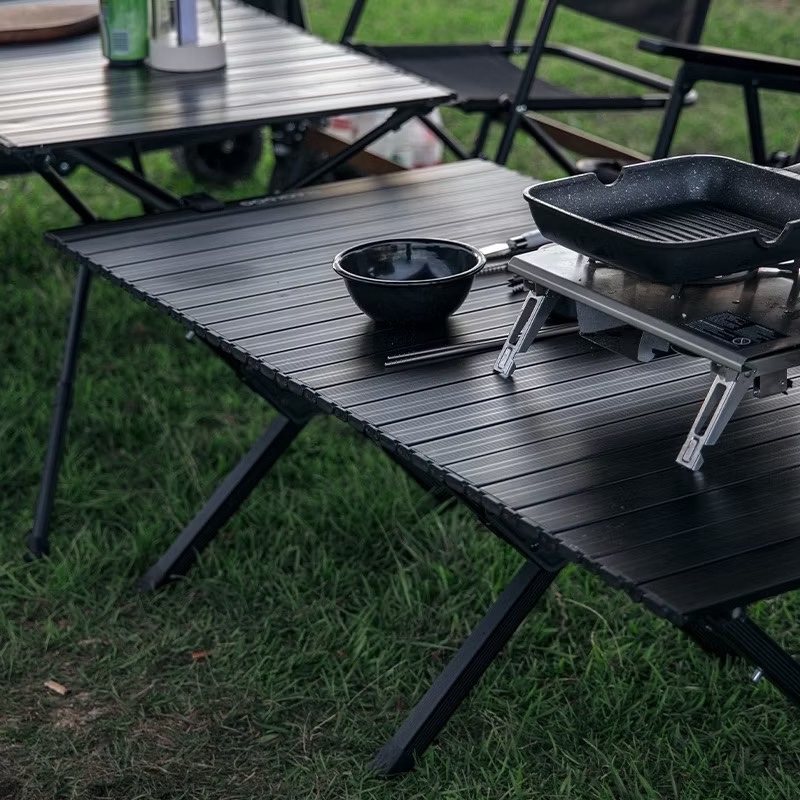 BLACKDOG SHANGYE Ueno Portable Foldable Camping Table Aluminum Alloy EggRoll Outdoor Picnic Table