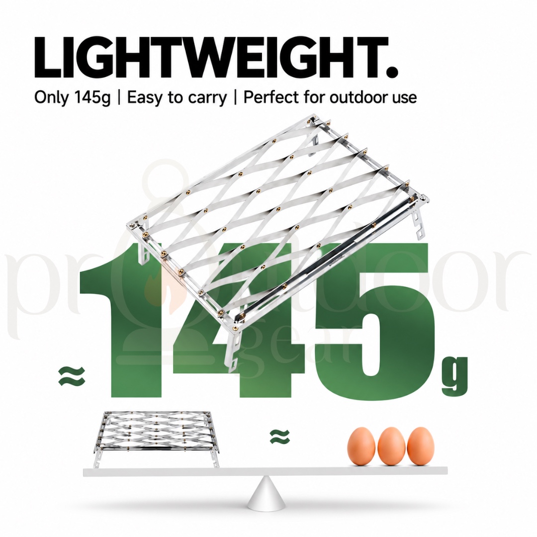 GOOUT SPRINGHILL Feather Hiking Table Stainless Steel Ultralight Folding Mini Camping Table Portable Outdoor Table