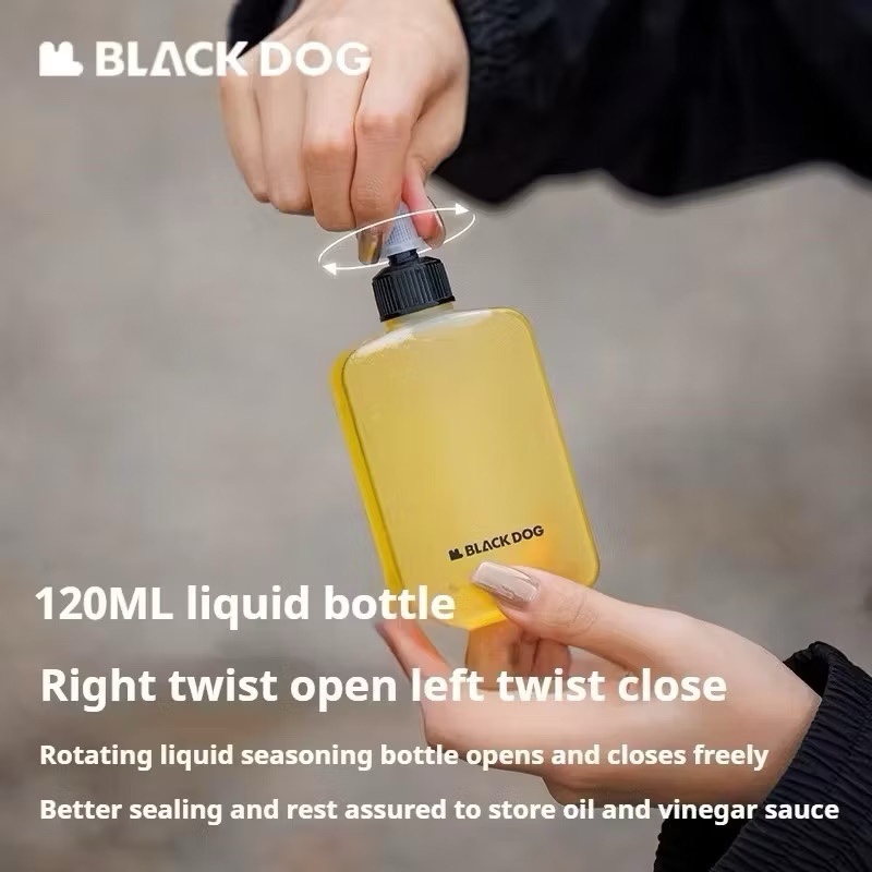 BLACKDOG Condiment Bottle Set Outdoor BBQ Seasoning Storage Bag Picnic Camping Multifunctional Spice Container 2.9L