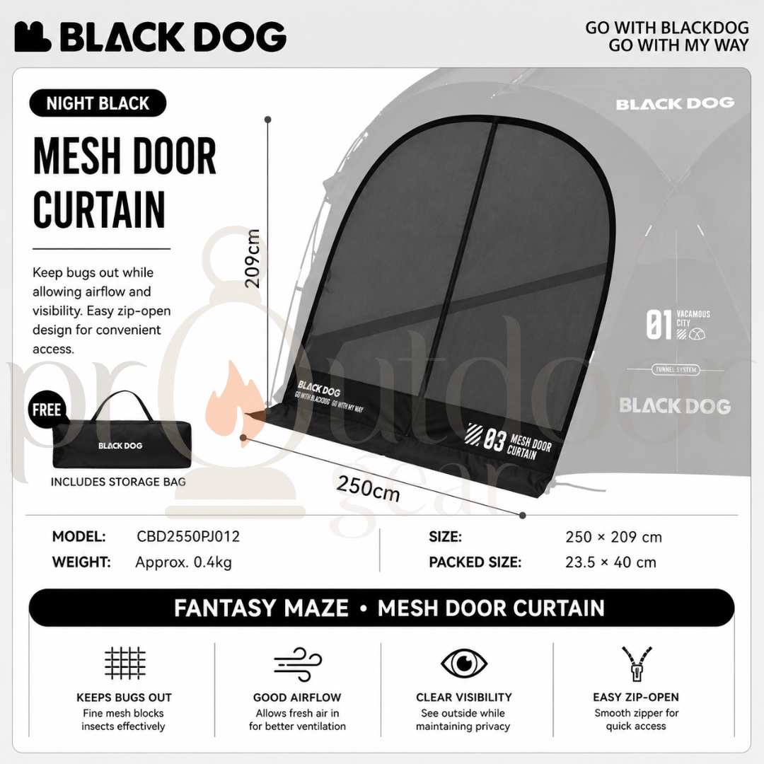 [PRE-ORDER] BLACKDOG Fantasy Maze Outdoor Dome Tent Multi-Person Sunshade Spherical Canopy Waterproof Portable