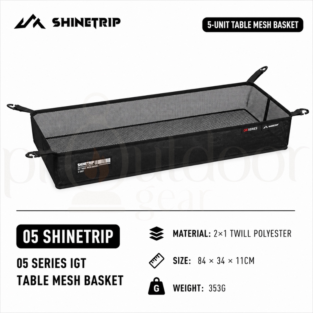 SHINETRIP A584 3.5 Unit / 5 Unit Series IGT Tactical Folding Table Modular Aluminum Camping Table