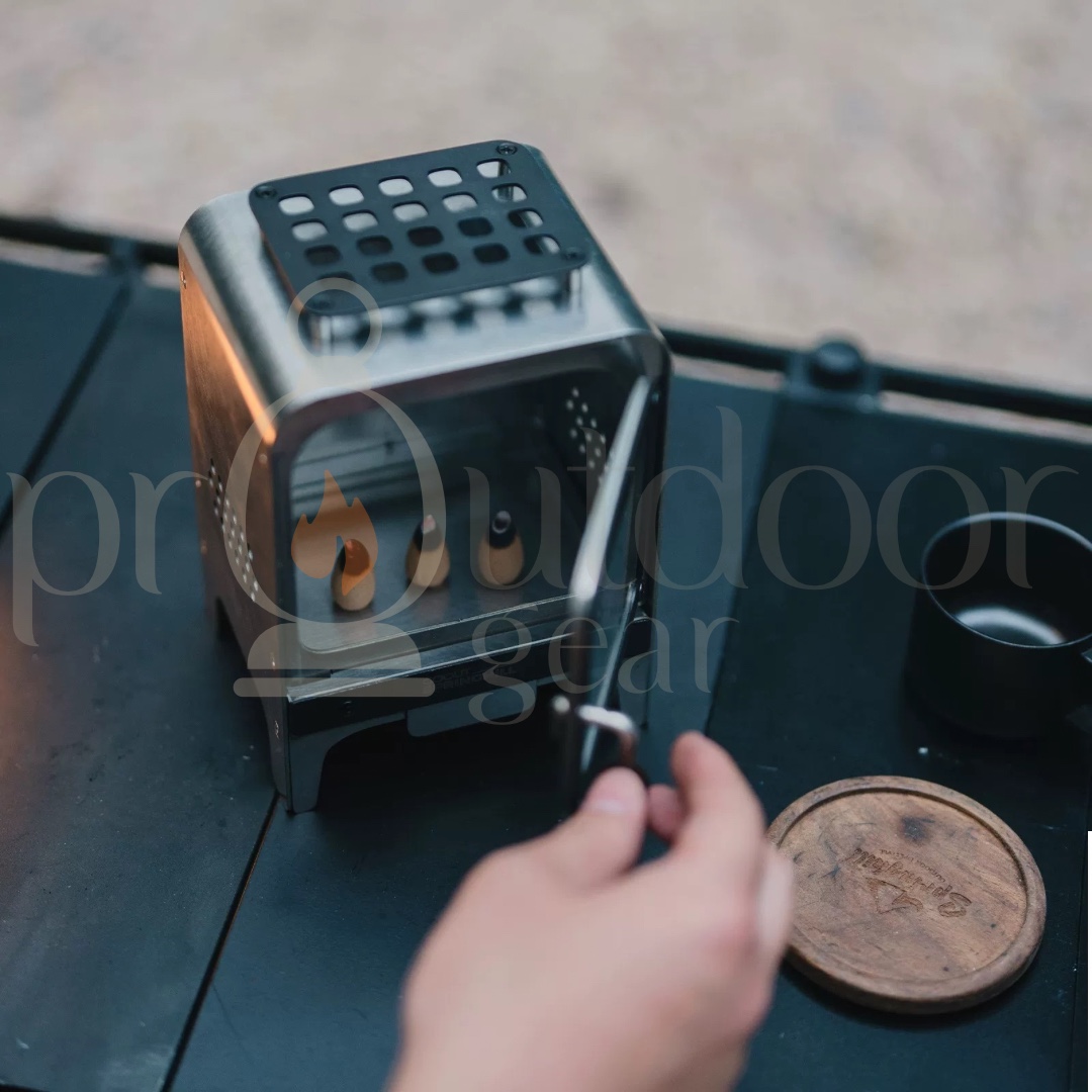 GOOUT SPRINGHILL Mini Stove 3.0 Multifunctional Stove All-Metal Retro Portable Wood Burning Stove