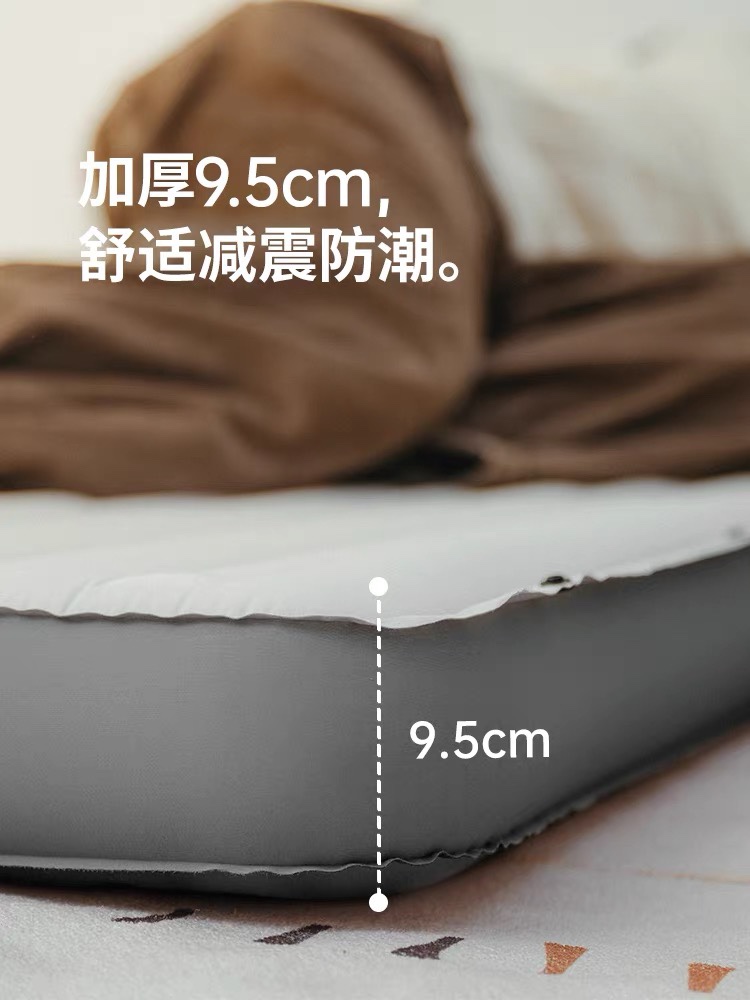 NATUREHIKE CNK2450WS034 Outdoor Inflatable Sleeping Pad Camping Air Mattress Portable Sleeping Pad for Adults
