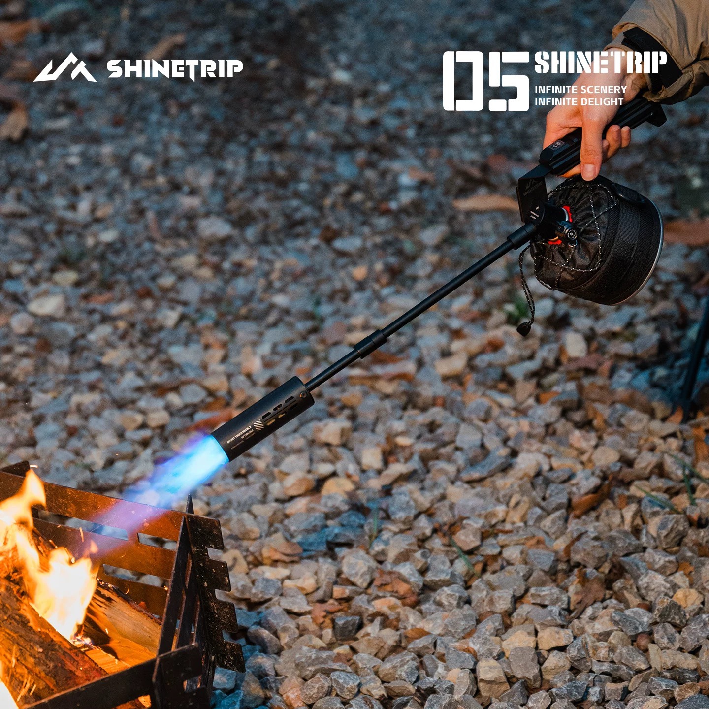 A574-H01 Shinetrip Flame Torchgun Butane Flame Thrower