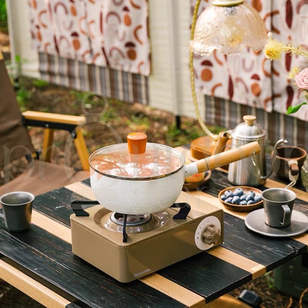 NATUREHIKE CNH22CJ008 Outdoor Camping Mini Cassette Stove Portable Detachable Integrated Adjustable Stove