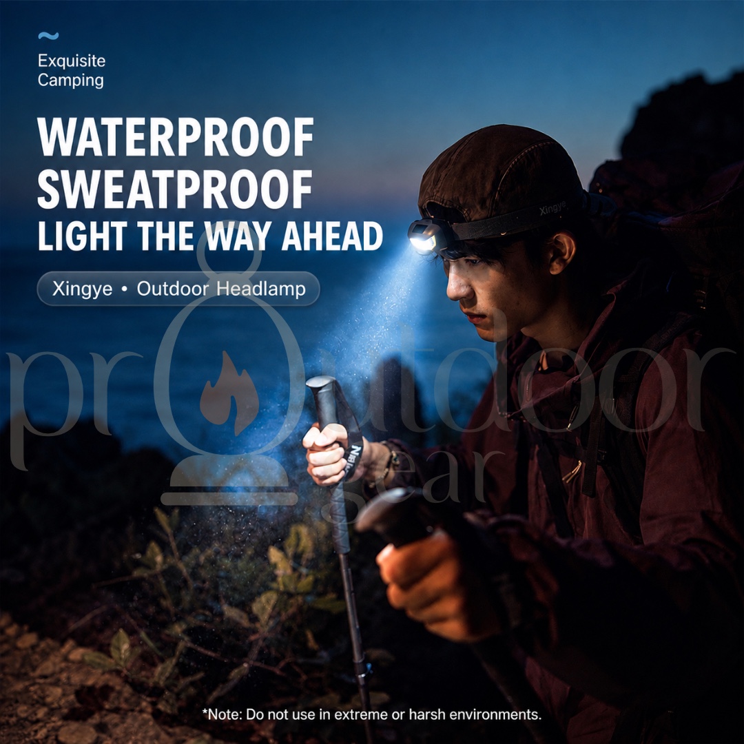 NATUREHIKE CNK2300DQ020 Xingye Outdoor Camping Hiking Head Lights Lamps Battery Powered Waterproof Headlamp