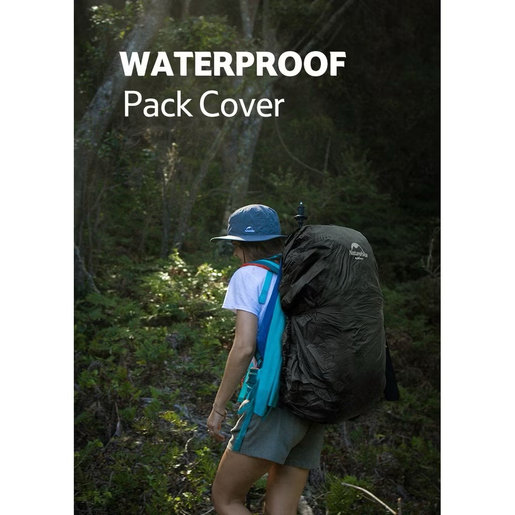 Naturehike NH19PJ041 Outdoor Backpack Rain Cover Cycling Dustproof Bag Waterproof Rain Cover 35-75L Bag Cover