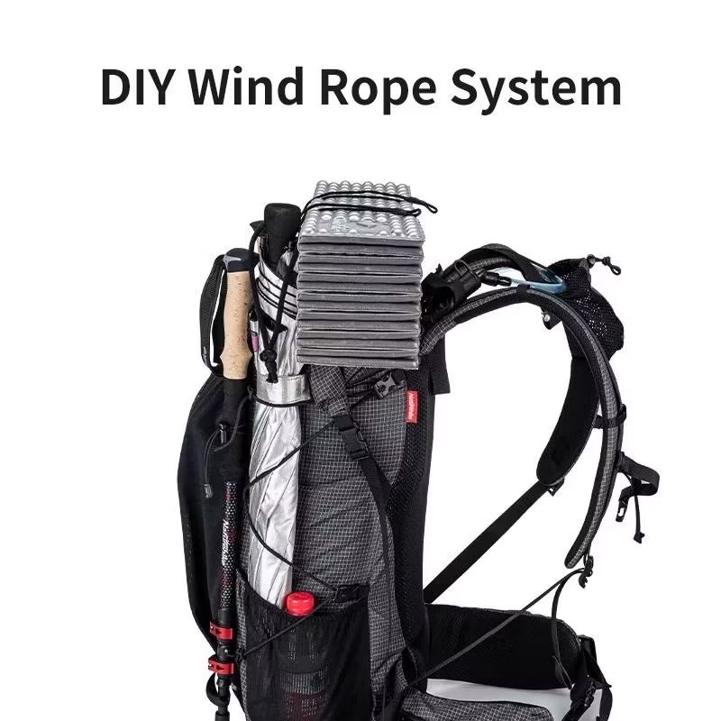 Naturehike Rock Bag 40/60L+5L Ultralight 420D Nylon Waterproof Climbing Backpack Sports Bag Outdoor Hiking NH19BP095 B
