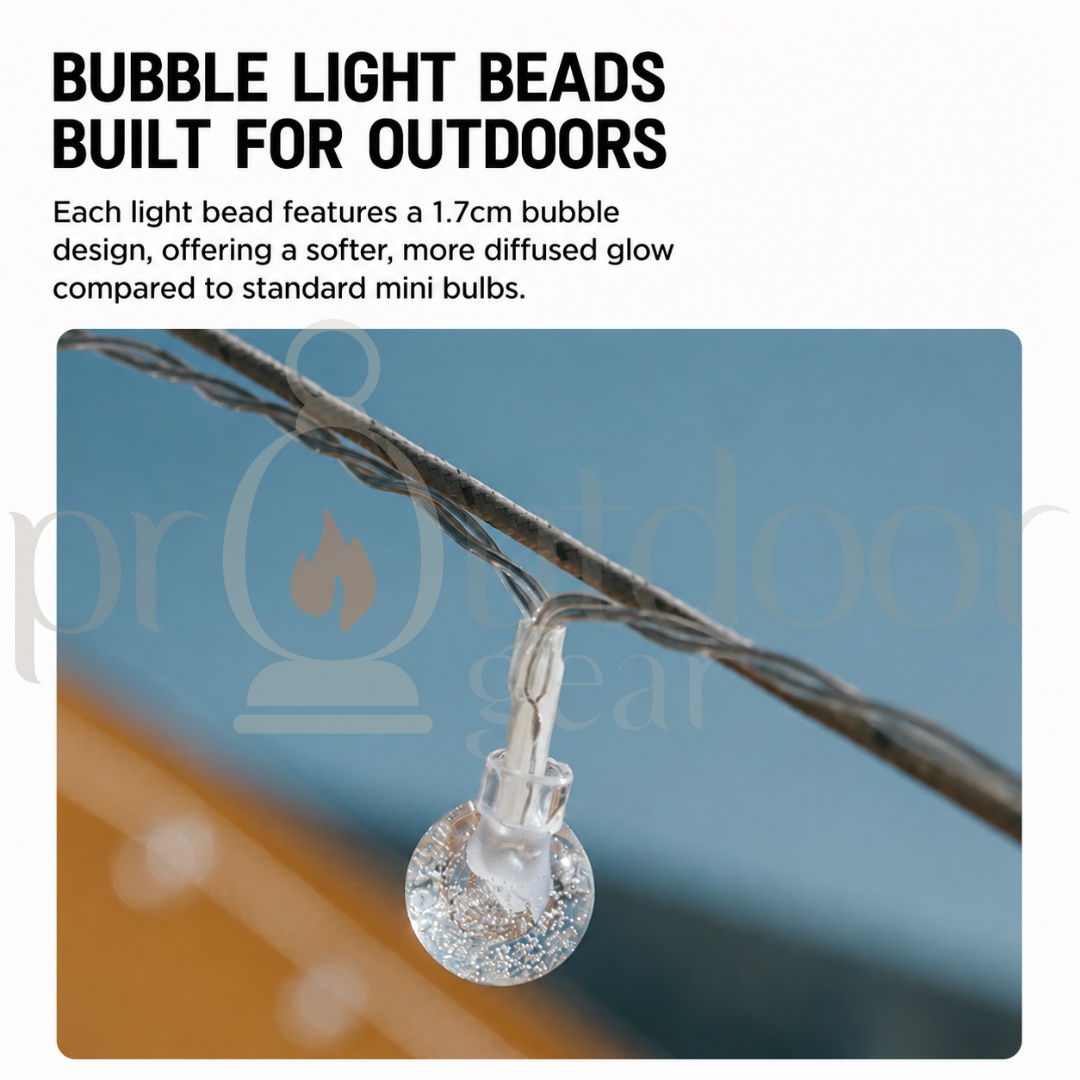 NATUREHIKE CNH22DQ028 light string camping atmosphere outdoor camping decoration waterproof