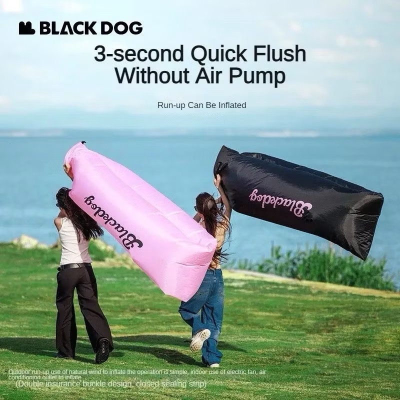 BLACKDOG Inflatable Sofa Outdoor Camping Lazy Air Lounger Single Portable Air Mattress Festival Seat
