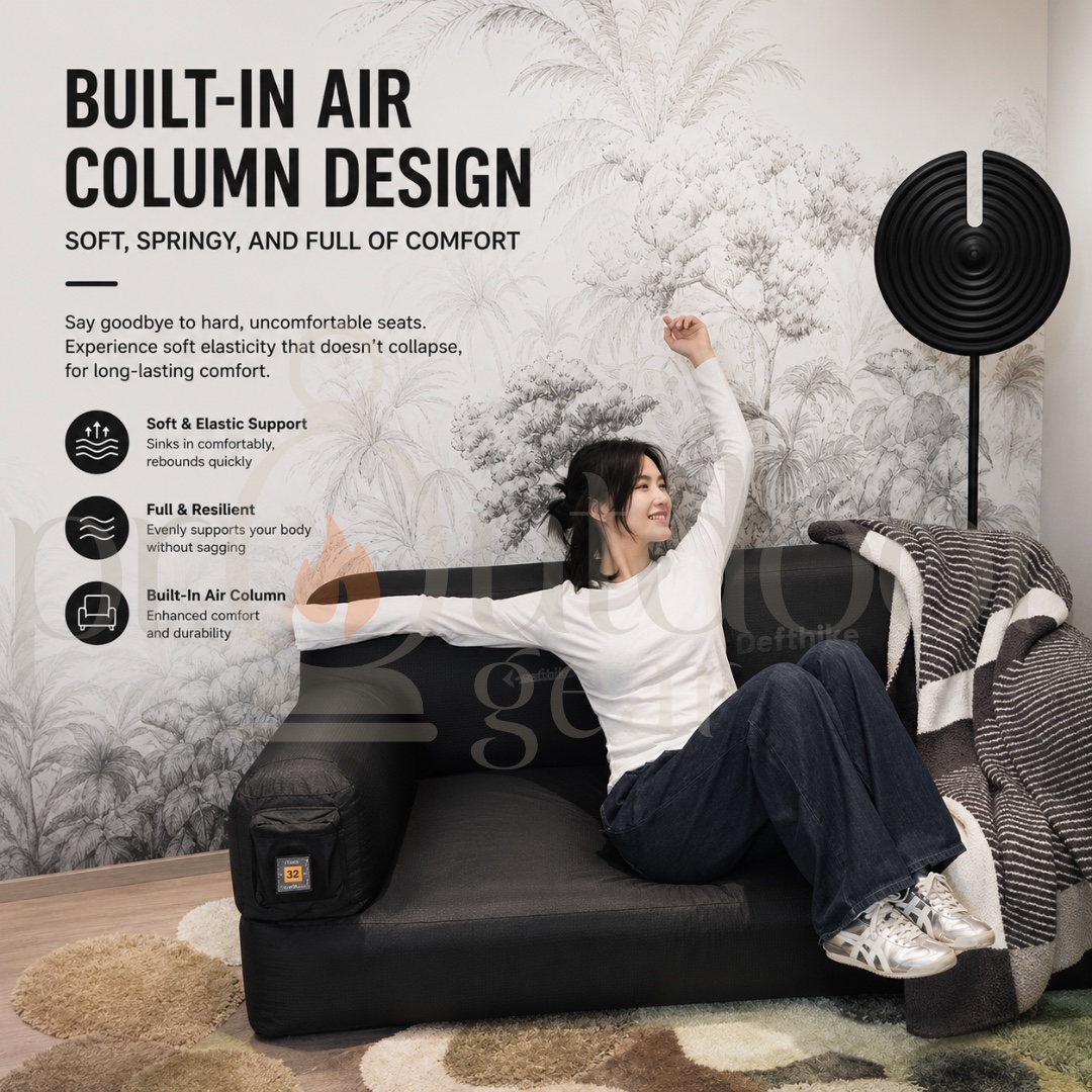 DEFTHIKE INFLATABLE SOFA | PORTABLE CAMPING SOFA