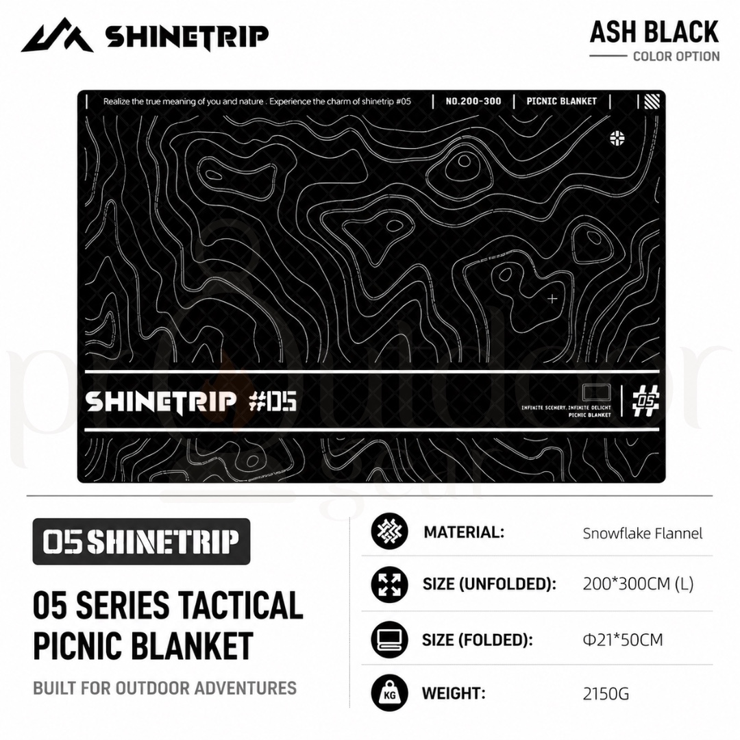 SHINETRIP A536 Outdoor Camping Ultrasonic Picnic Mat Tablecloth Portable Moisture proof Beach Blanket Waterproof Extra Large