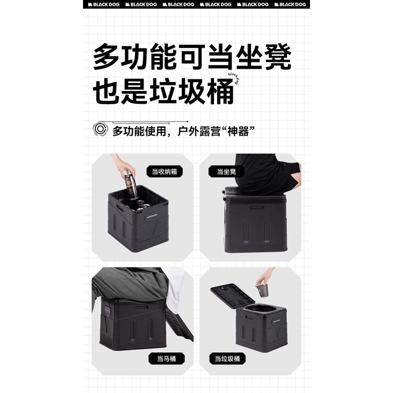 BLACKDOG Portable Folding Toilet Travel Toilet Camping Tandas Potty Car Toilet Long Trips Beach Toilet