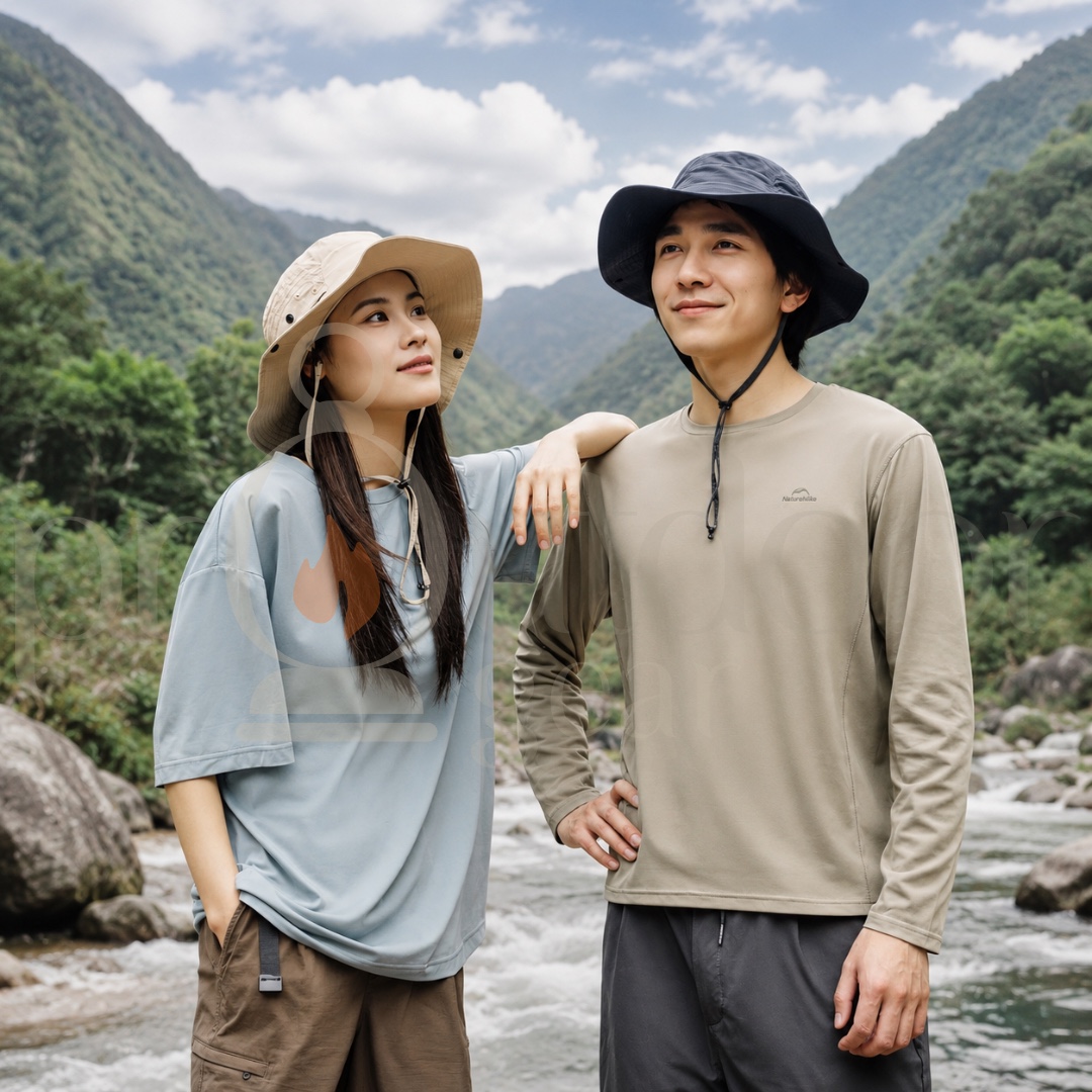 NATUREHIKE CNK2610FS010 UPF100+ Outdoor Sun Hat Quick Dry Breathable Waterproof Hiking Fishing Camping UV Protection Hat