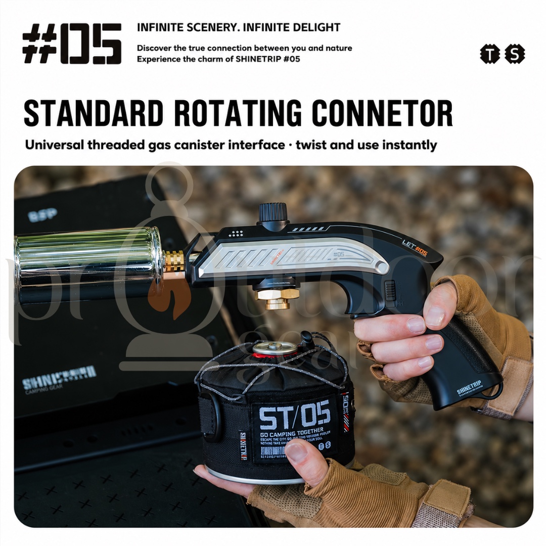 SHINETRIP A601 JIUYAN TACTICAL TORCH Outdoor Camping Blow Torch Flame Gun Fire Starter BBQ Burner Portable Ignition Tool
