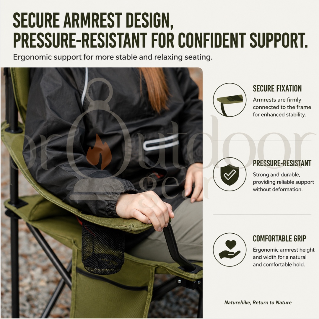 NATUREHIKE CNK2550JJ029 Comfortmax T01 Folding Camping Chair