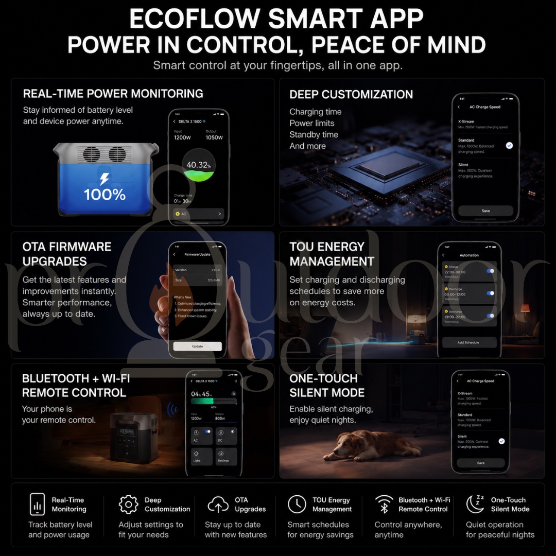 EcoFlow DELTA 3 1500 Portable Power Station with MYS/CHINA PLUG