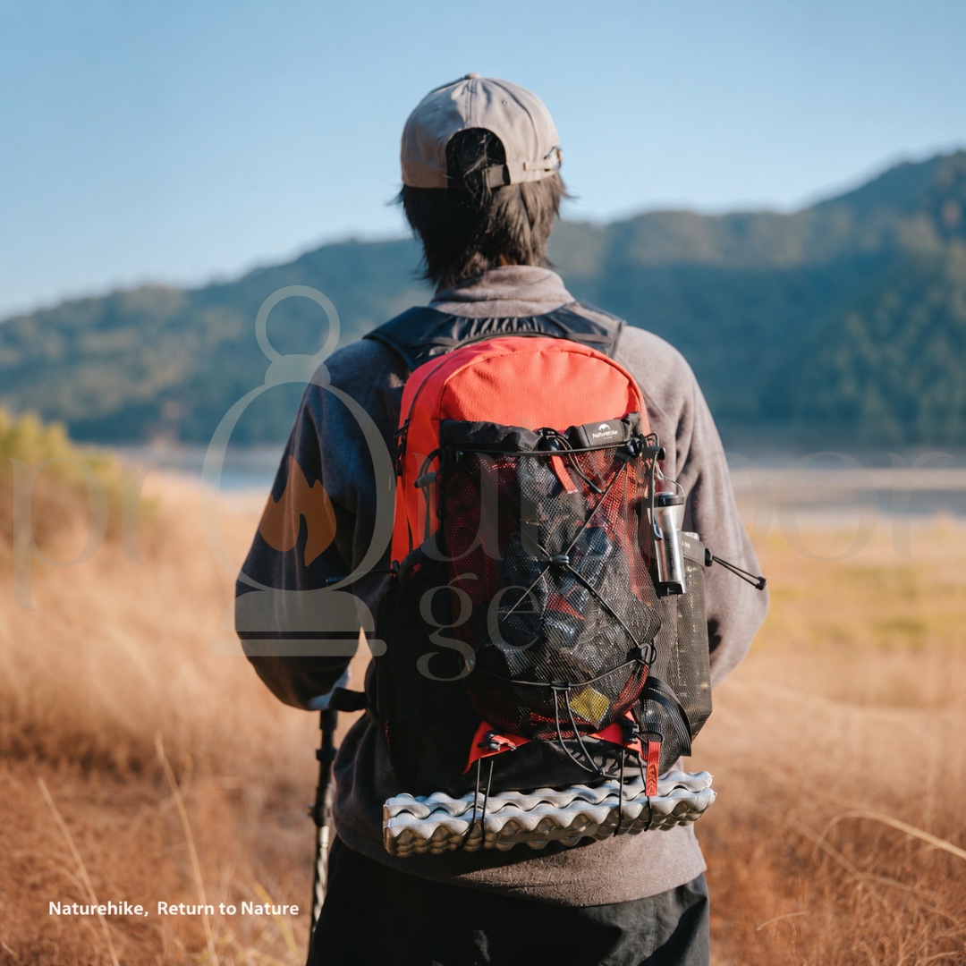 NATUREHIKE CNK2550XB015 18L Lightweight Hiking Backpack Daypack Outdoor Trekking Camping Travel Running Backpack