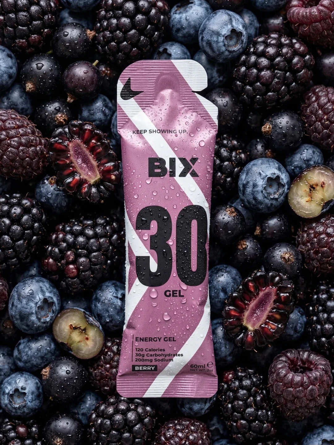 BIX High Energy Gel 30 40 Caffeine Endurance Fuel Cycling Marathon 60ml