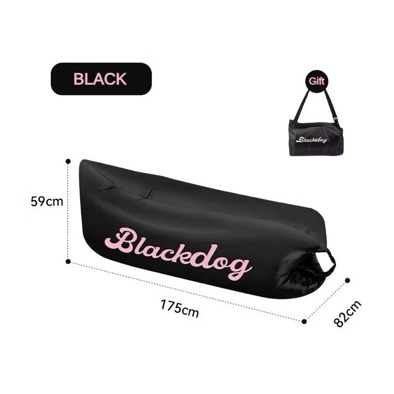 BLACKDOG Inflatable Sofa Outdoor Camping Lazy Air Lounger Single Portable Air Mattress Festival Seat