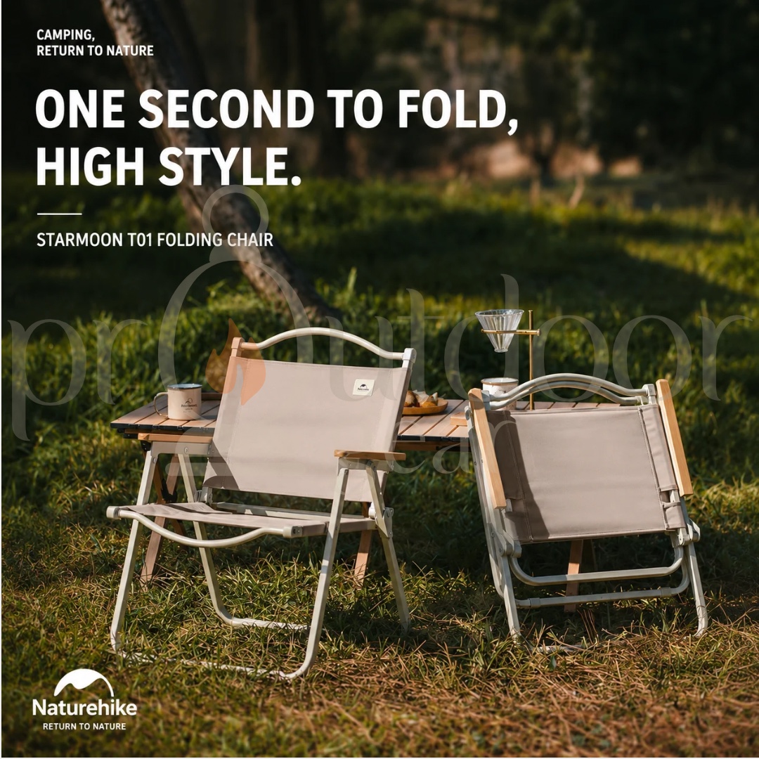 NATUREHIKE CNK2300JU012 Nightfall T01 Folding Kermit Chair Portable Camping Leisure Chair Picnic Fishing Chair