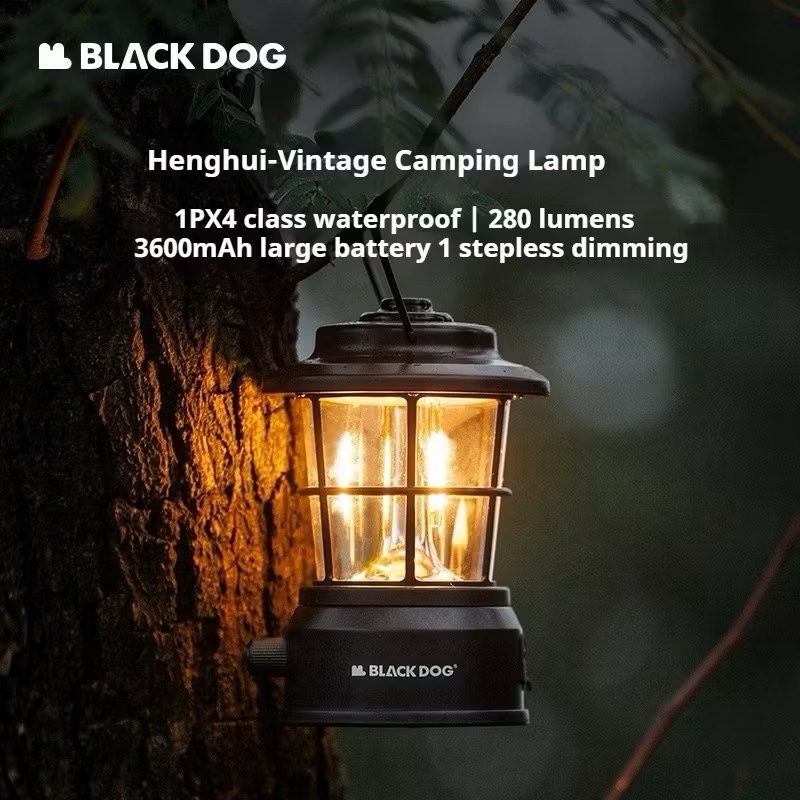 BLACKDOG Camping Lamp IPX4 Waterproof Outdoor Lantern Ultra-long Battery Light