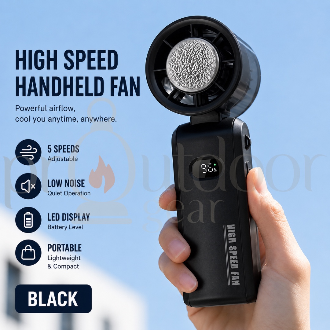 FC3 High-Speed Cooling Handheld Foldable Neck Hanging Outdoor Portable Semiconductor Turbo Strong Wind Fan