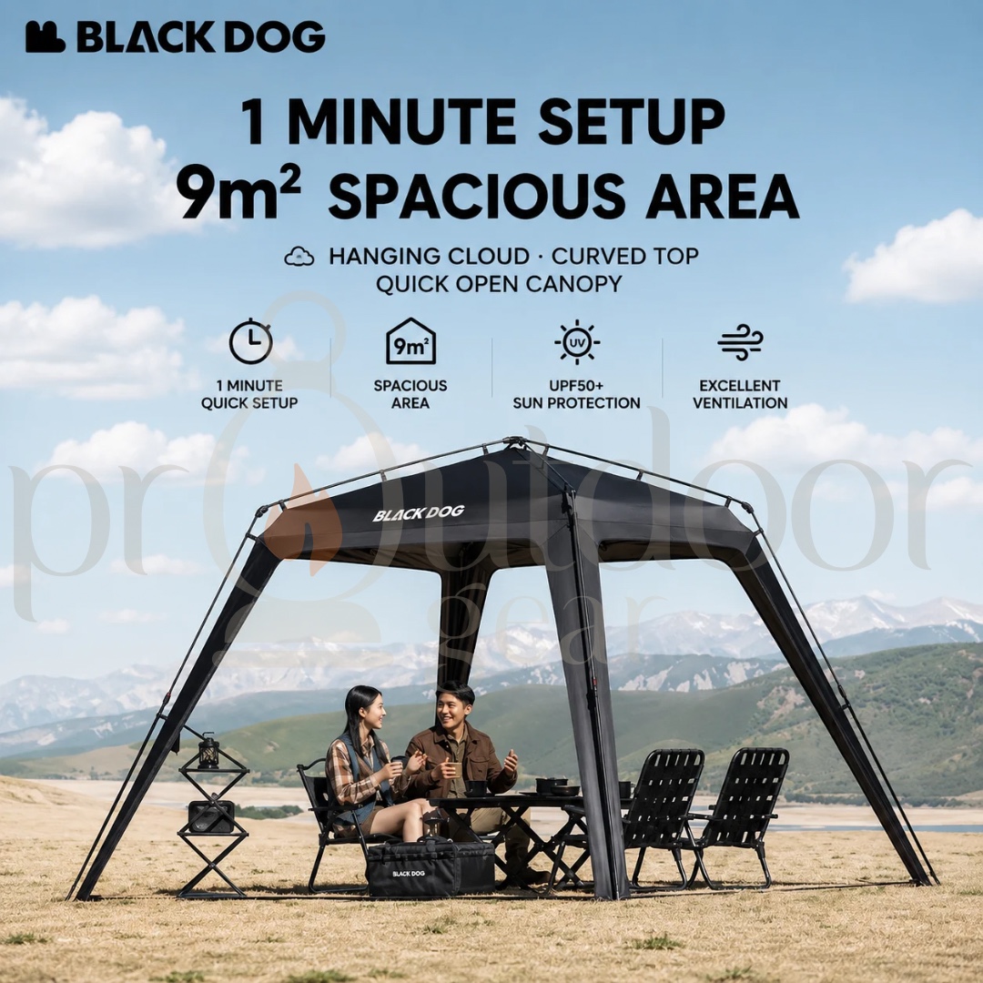 BLACKDOG CBD2550WS061 Chuimen Auto Dome Quick Open Canopy