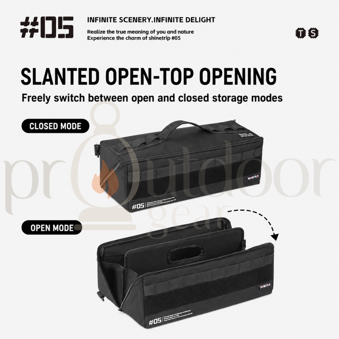 SHINETRIP A581-H01 05 Multi-Function Storage Bag 8.5L Tactical Camping Tool Bag Portable Oxford Organizer