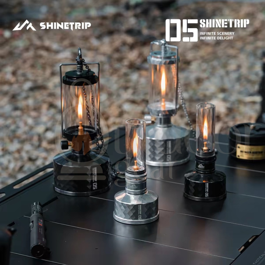 SHINETRIP A588 Camping Gas Lantern Set Flame Atmosphere Lantern Gas Storage Canister S/L Outdoor Camping Light