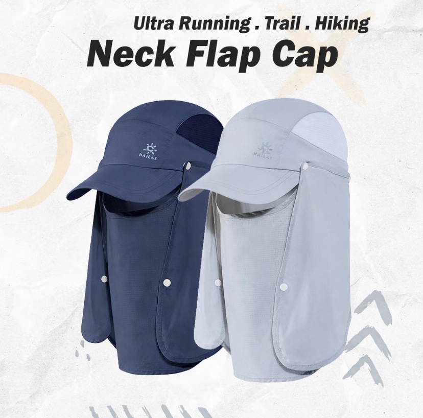 KAILAS Neck Flap Baseball Ultra Running Trail Hiking Cap