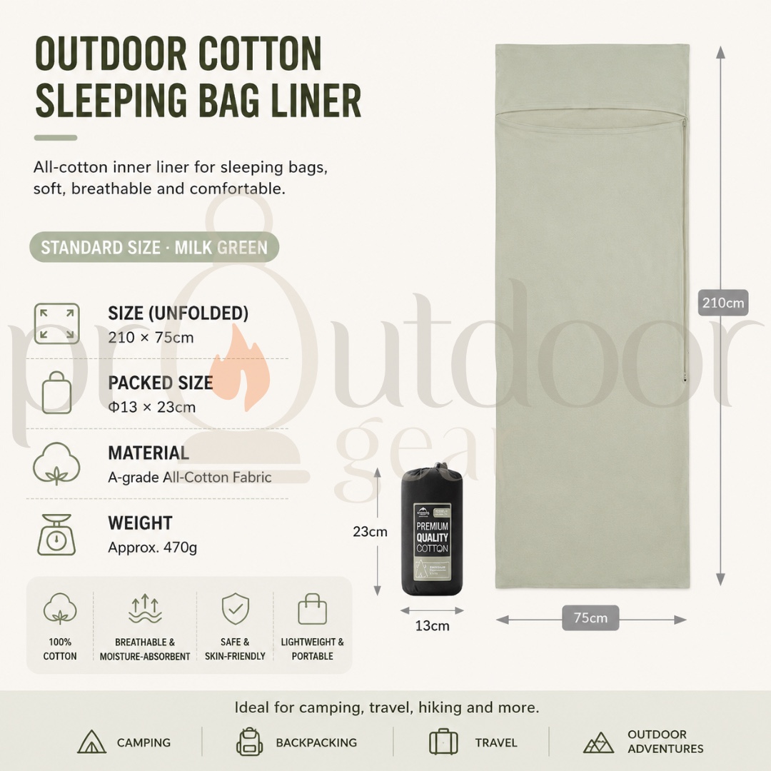 NATUREHIKE NH15S012-D Ultralight 1-2 Persons Sleeping Bag Lining Anti Dirty Cotton Cloth Bag Spliceable Bed Sheet Liner