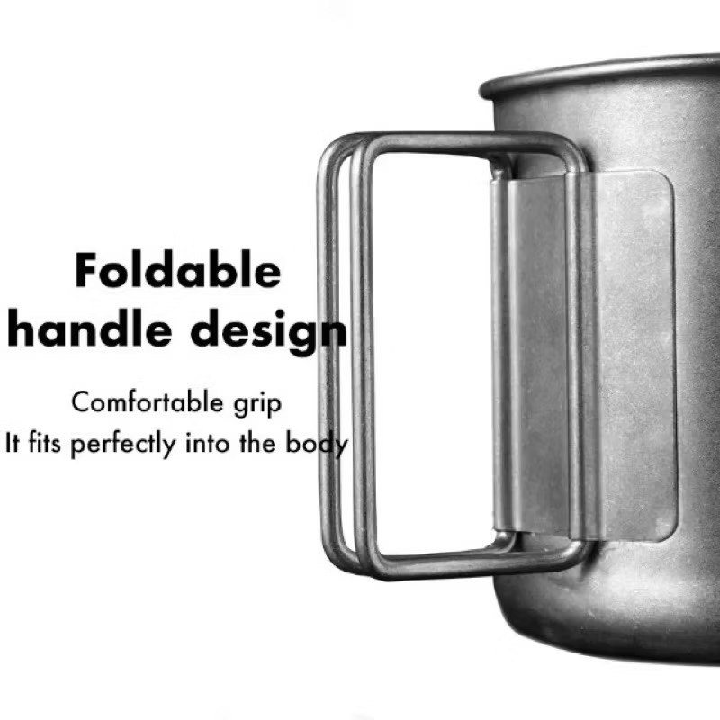 BLACKDOG Retro Travel Tableware Picnic Coffee Cup Dinner Plate Outdoor Camping Hiking 304 Stainless Steel Tableware
