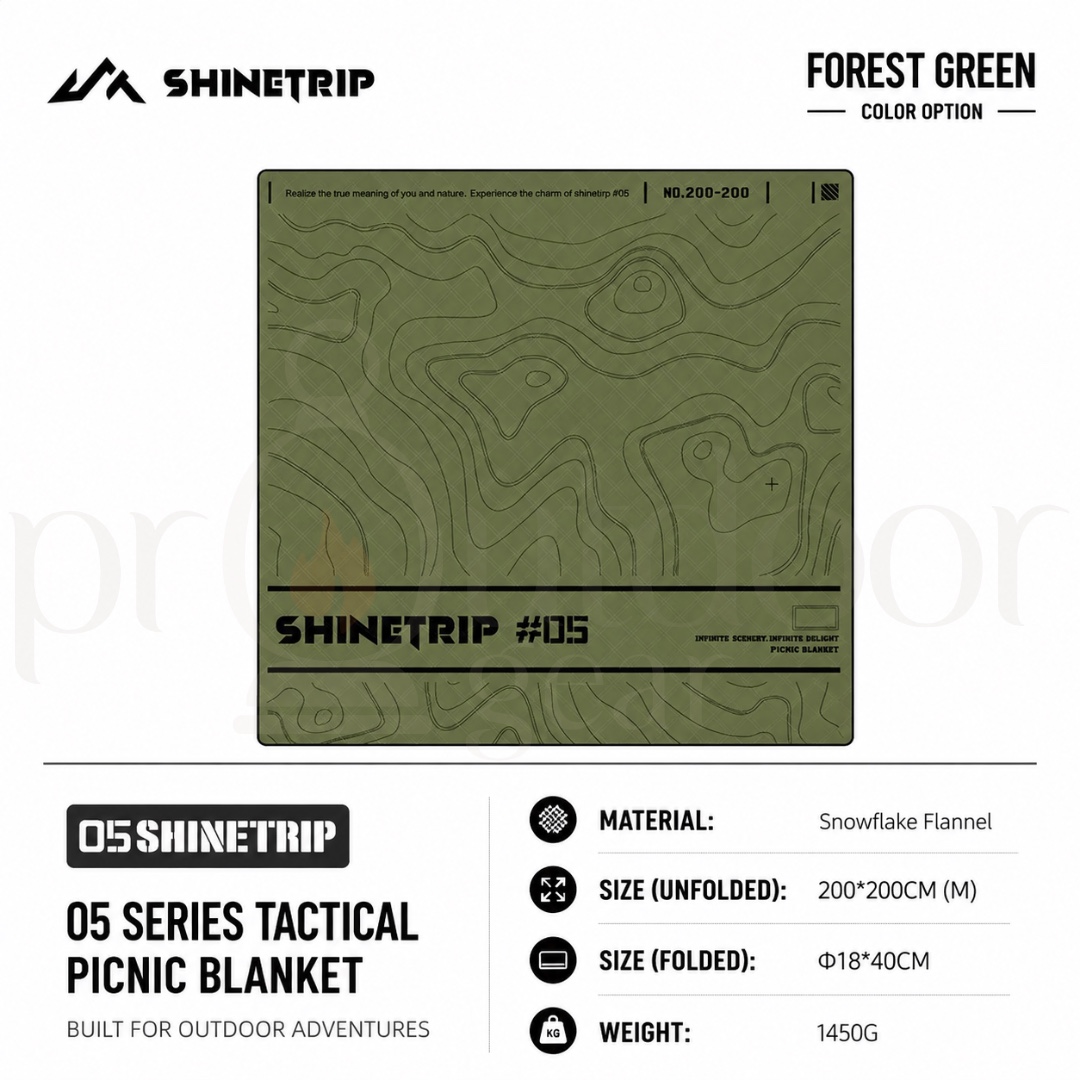 SHINETRIP A536 Outdoor Camping Ultrasonic Picnic Mat Tablecloth Portable Moisture proof Beach Blanket Waterproof Extra Large