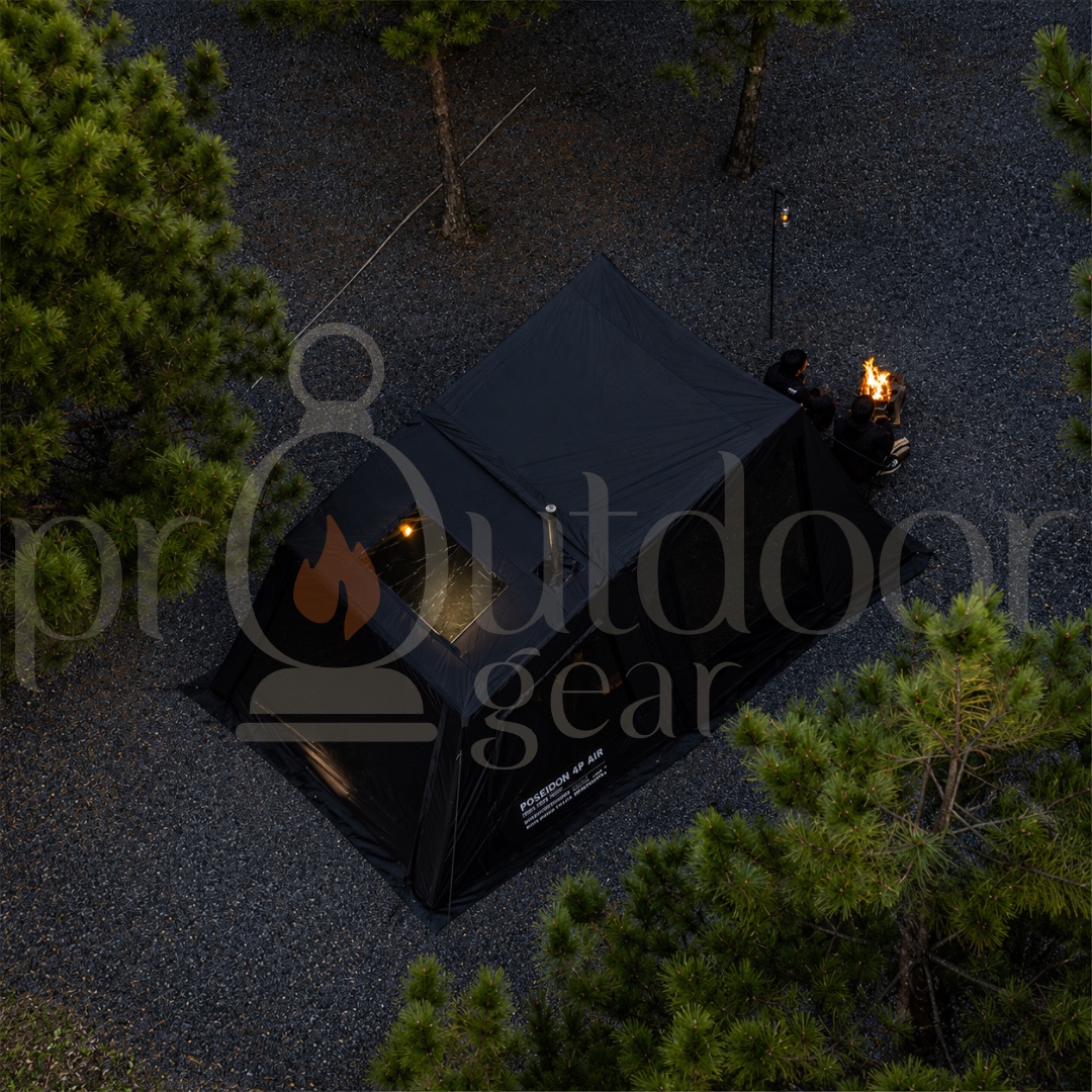 [ACESSORIES] GOOUT SPRINGHILL Penglai 4P Inflatable Tent, One Bedroom and One Living Room Outdoor Camping Rainproof
