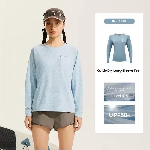 NATUREHIKE WOMEN'S OUTDOOR QUICK DRY ANTI-UV LONG SLEEVE T-SHIRTS CAY2511FS010
