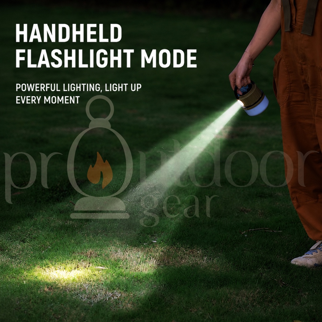 BLACKDOG CBD2550ZM031 Foam Multi-Function Camping Lantern Solar Rechargeable LED Lantern Outdoor Emergency Light