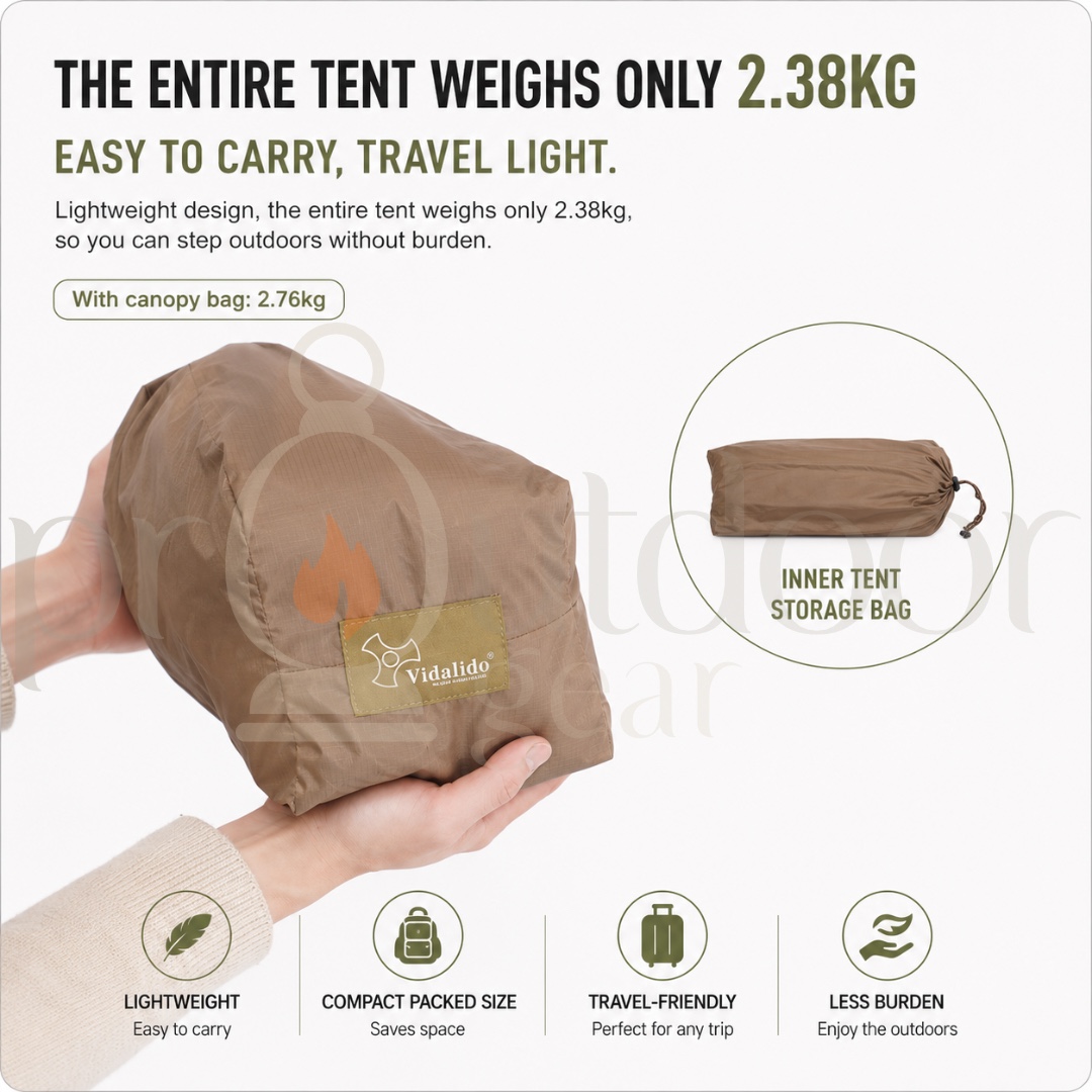 VIDALIDO Floating Island Standard Plus Size Cot Tent 1 Person Mosquito Net Ultra lightweight Mesh Tent