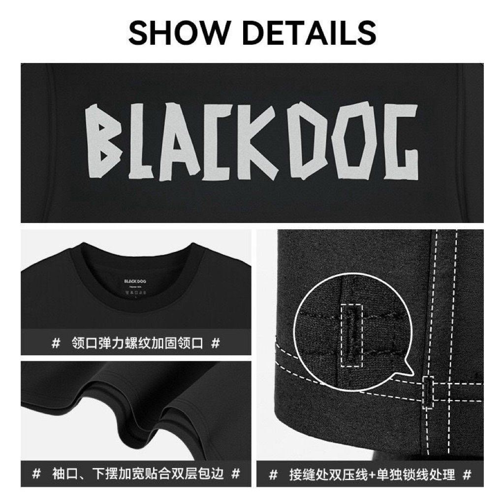 BLACKDOG Oversized T-Shirt – Streetwear Simplicity with Attitudeao