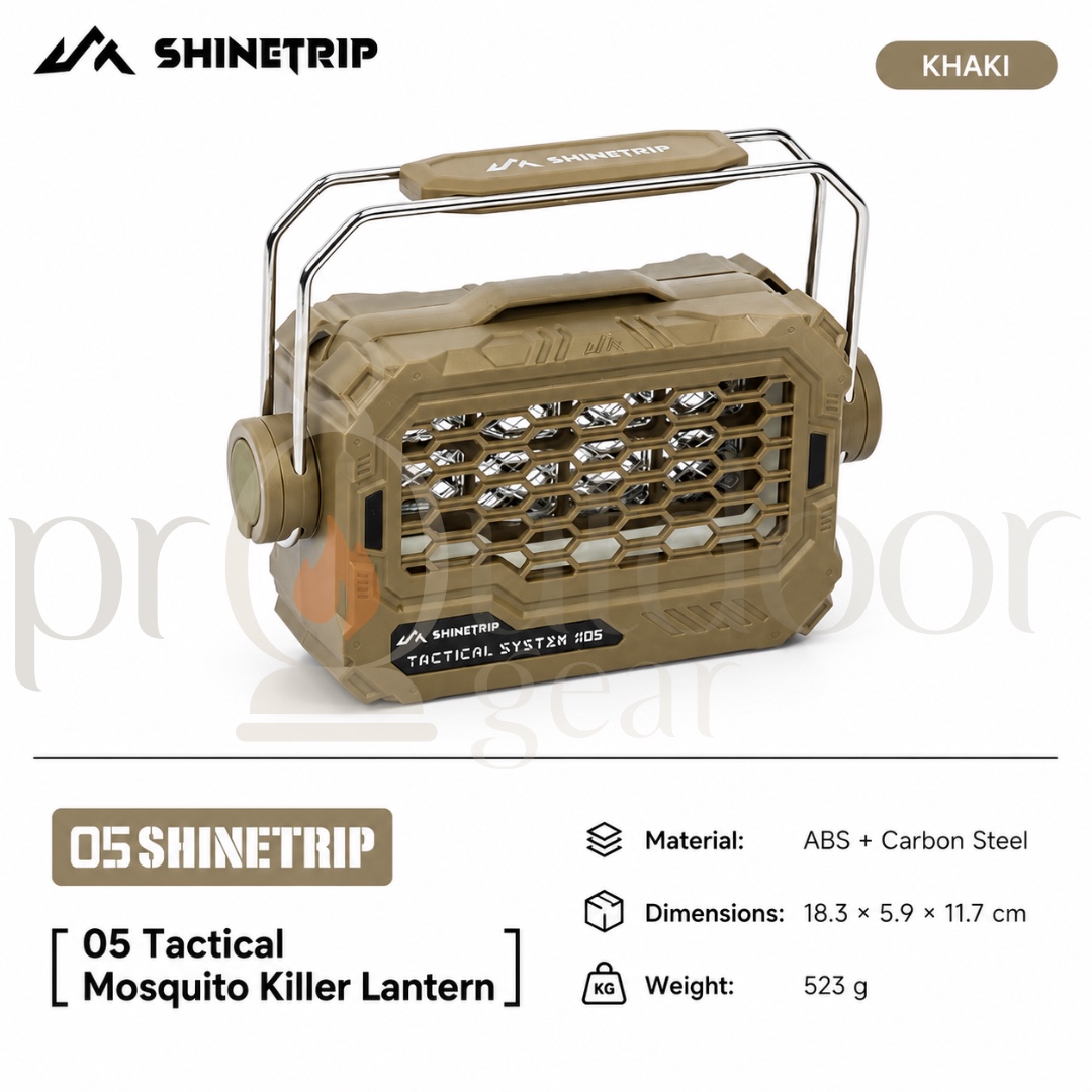 SHINETRIP 05 Series Tactical Mosquito Killer Lamp UV Camping Lantern Rechargeable LED Outdoor Light Bug Zapper